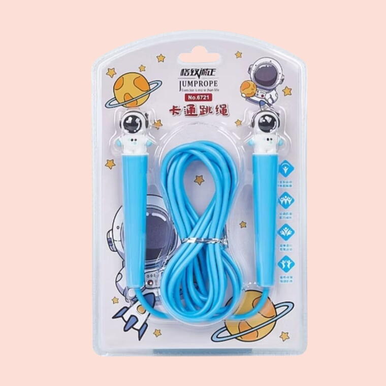 SKIPPING ROPE - SPACE THEME - BLUE