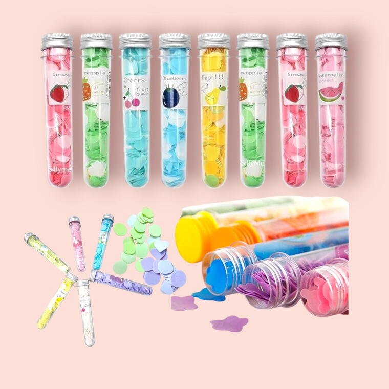 UNIQUE PAPER SOAP - PACK OF 1 PIECES - TUBE SHAPE - RANDOM COLOUR/DESIGN