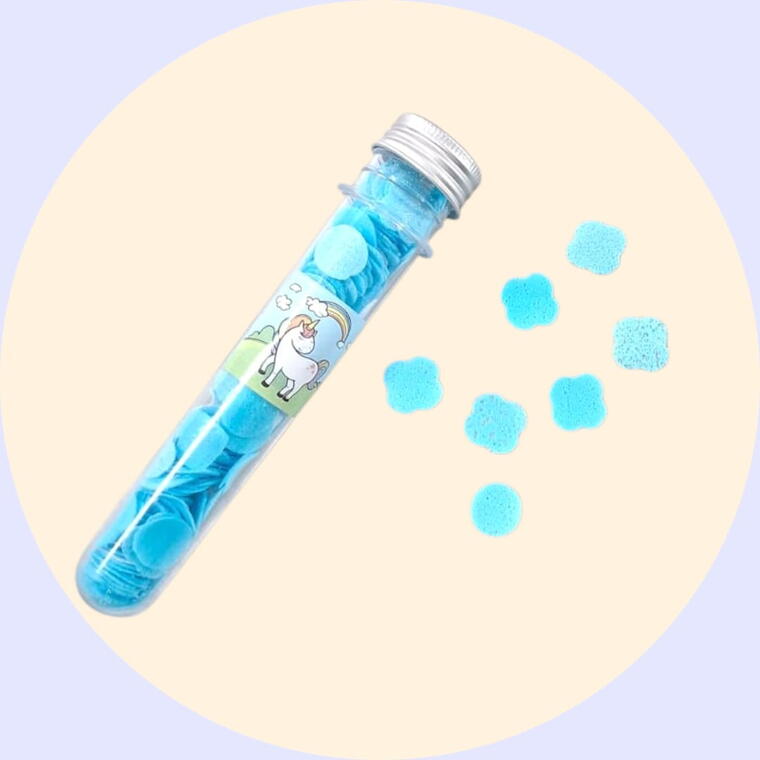 UNIQUE PAPER SOAP - PACK OF 1 PIECES - TUBE SHAPE - RANDOM COLOUR/DESIGN