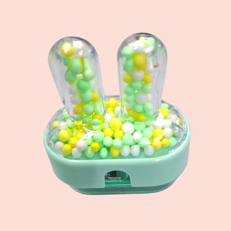 UNIQUE - PENCIL SHARPNER - BUNNY EARS - RANDOM COLOUR - PACK OF 1 PIECES