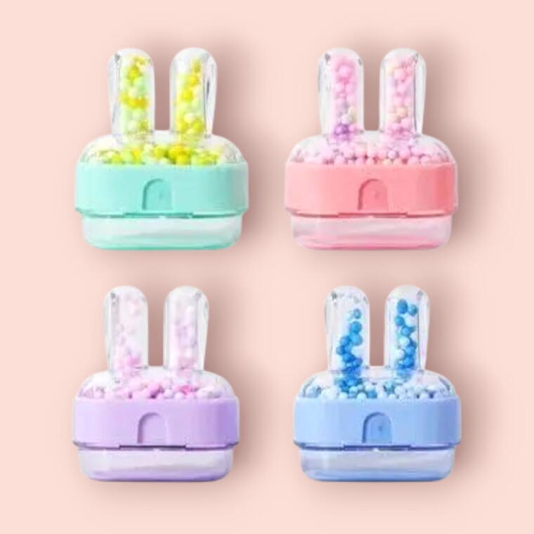 UNIQUE - PENCIL SHARPNER - BUNNY EARS - RANDOM COLOUR - PACK OF 1 PIECES