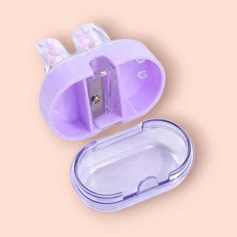 UNIQUE - PENCIL SHARPNER - BUNNY EARS - RANDOM COLOUR - PACK OF 1 PIECES