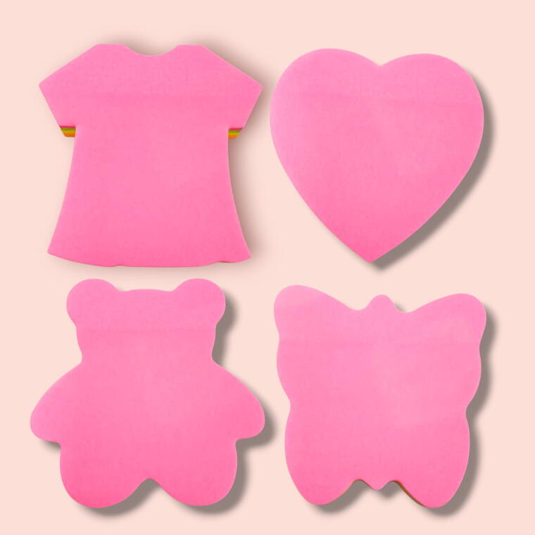 STICKY NOTES - MULTICOLOUR - RANDOM COLOUR/SHAPE - PACK OF 1 PIECES