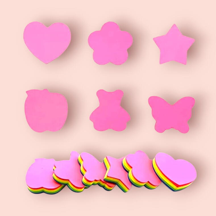 STICKY NOTES - MULTICOLOUR - RANDOM COLOUR/SHAPE - PACK OF 1 PIECES