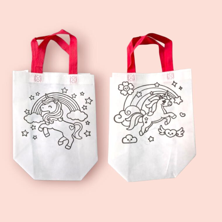 COLOURING BAGS - PACK OF 1 PIECES - RANDOM DESIGN/COLOUR