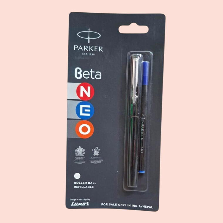 PARKER PEN WITH 1 EXTRA REFILL - BLUE INK - BALL PEN - PACK OF 1 PIECE