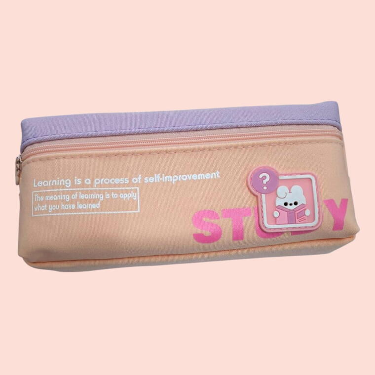 SCHOOL PENCIL POUCH D2 - LARGE CAPACITY - PACK OF 1.