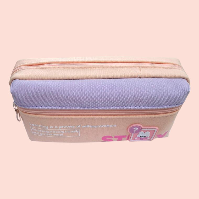 SCHOOL PENCIL POUCH D2 - LARGE CAPACITY - PACK OF 1.