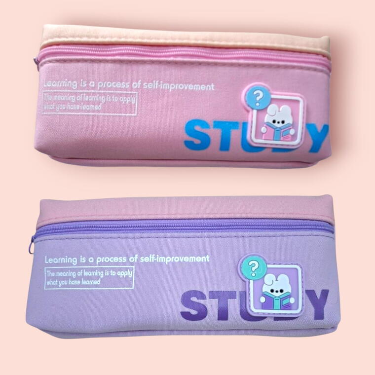 SCHOOL PENCIL POUCH D2 - LARGE CAPACITY - PACK OF 1.