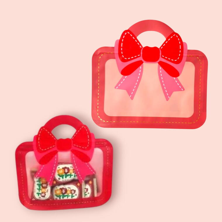 RED - TREAT/SEAL PACK WITH BOW HANDLE - PACK OF 1 PIECES