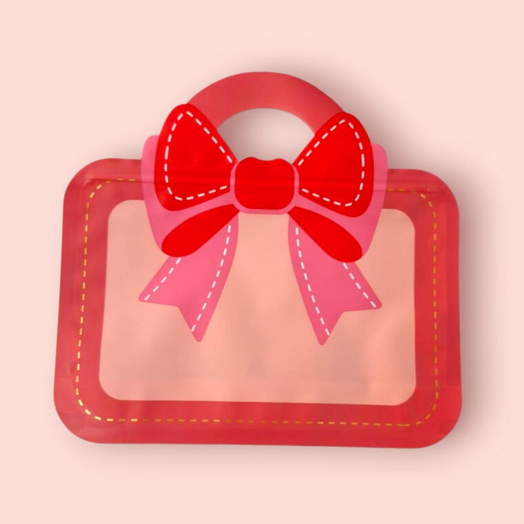 RED - TREAT/SEAL PACK WITH BOW HANDLE - PACK OF 1 PIECES