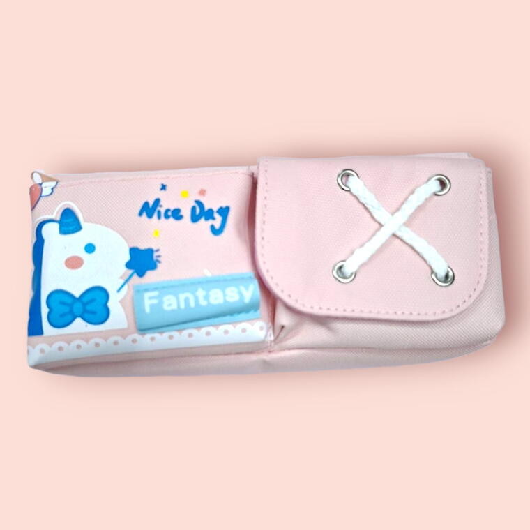 SCHOOL PENCIL POUCH D17- LARGE CAPACITY - PACK OF 1