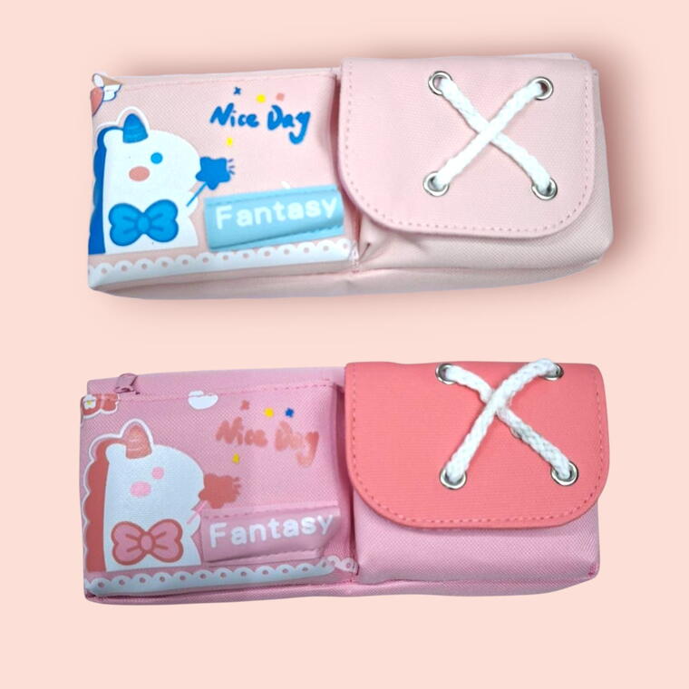 SCHOOL PENCIL POUCH D17- LARGE CAPACITY - PACK OF 1