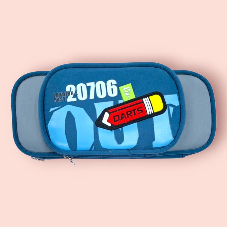 SCHOOL PENCIL POUCH D20- LARGE CAPACITY - PACK OF 1