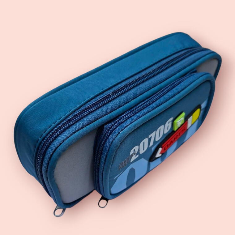 SCHOOL PENCIL POUCH D20- LARGE CAPACITY - PACK OF 1