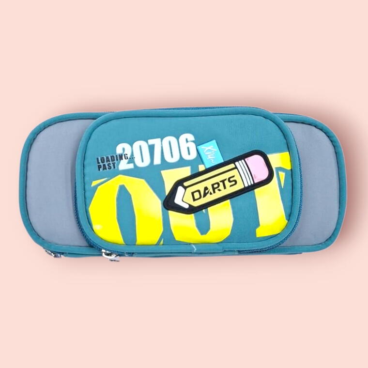 SCHOOL PENCIL POUCH D21- LARGE CAPACITY - PACK OF 1
