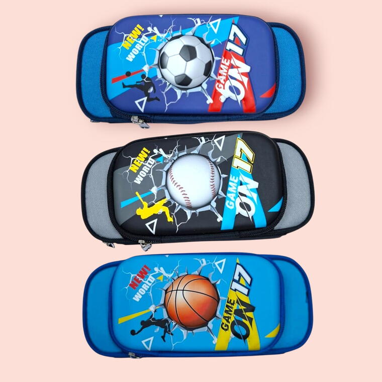 SCHOOL PENCIL POUCH D28- LARGE CAPACITY - PACK OF 1