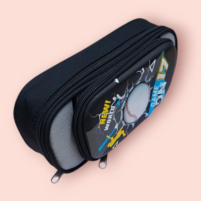 SCHOOL PENCIL POUCH D28- LARGE CAPACITY - PACK OF 1