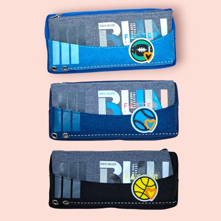 SCHOOL PENCIL POUCH D30- LARGE CAPACITY - PACK OF 1