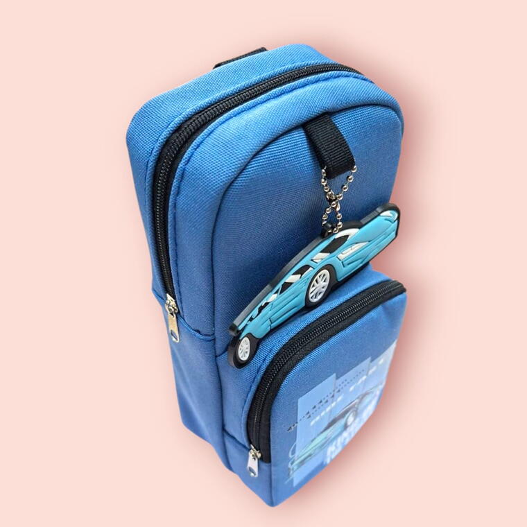 SCHOOL PENCIL POUCH D6 - LARGE CAPACITY - PACK OF 1.