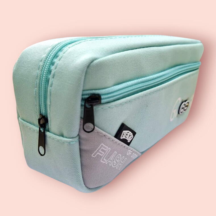 SCHOOL PENCIL POUCH D8 - LARGE CAPACITY - PACK OF 1.