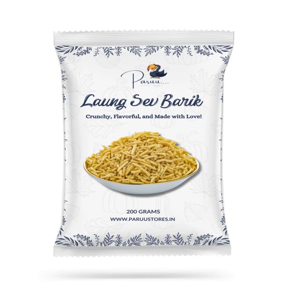 Eatables – Premium Snacks Laung Sev Barik for Good Mood 200g
