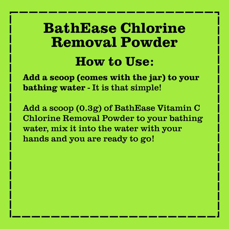 BathEase Vitamin C Chlorine Removal Bath Powder