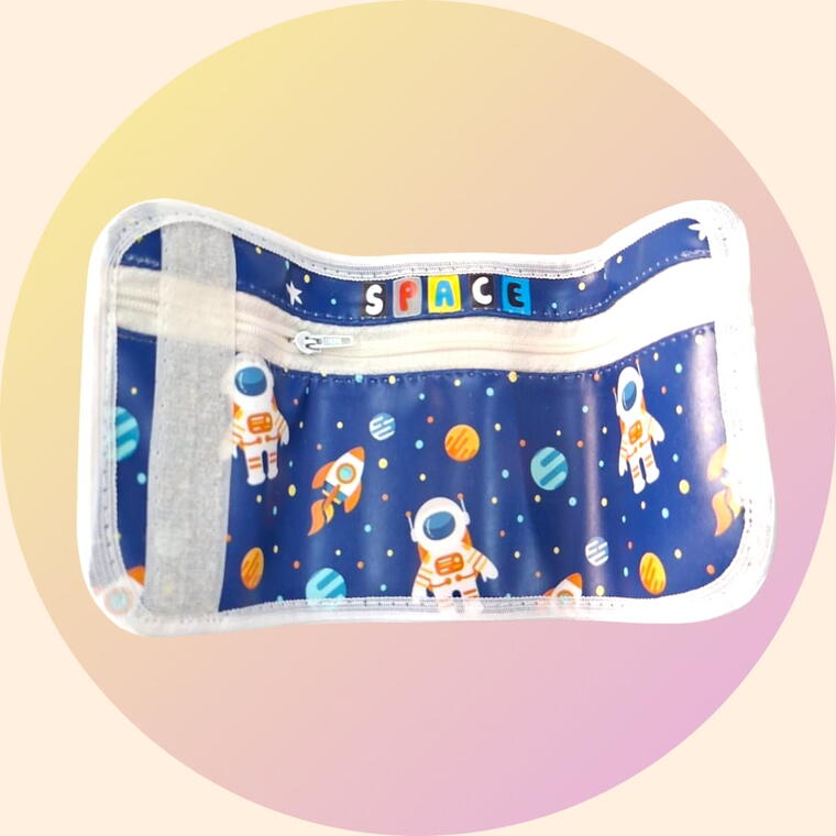 KIDS WALLET - SPACE THEME - PACK OF 1 PIECE