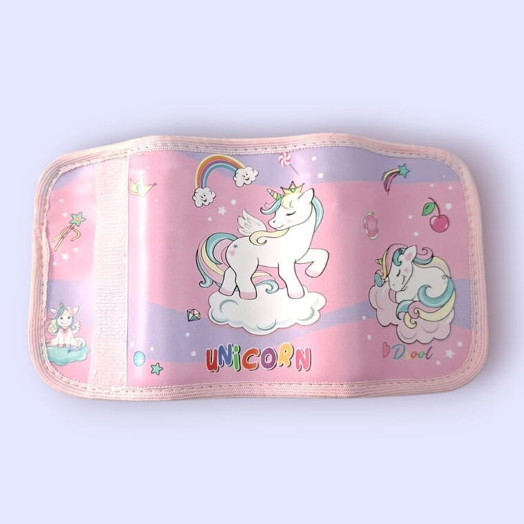 KIDS WALLET - UNICORN THEME - PACK OF 1 PIECE