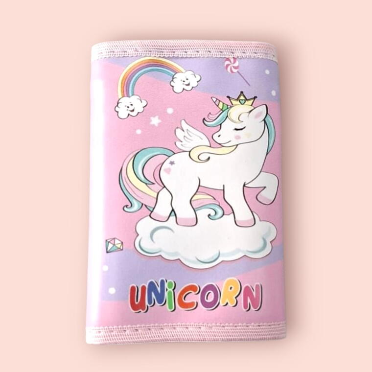 KIDS WALLET - UNICORN THEME - PACK OF 1 PIECE