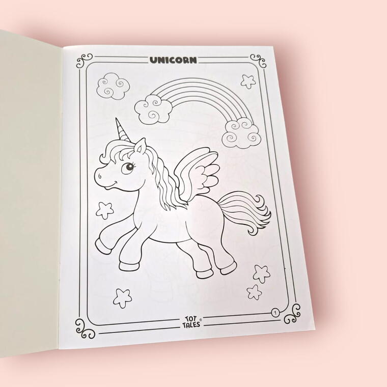 COLOURING BOOK D2- PACK OF 1 PIECE - LARGE SIZE