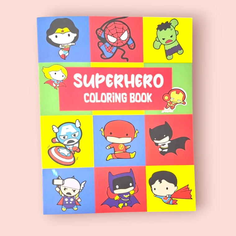 COLOURING BOOK D3 - PACK OF 1 PIECE - CARTOON PRINT