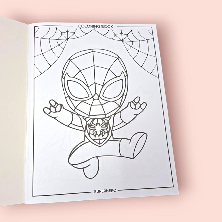 COLOURING BOOK D3 - PACK OF 1 PIECE - CARTOON PRINT