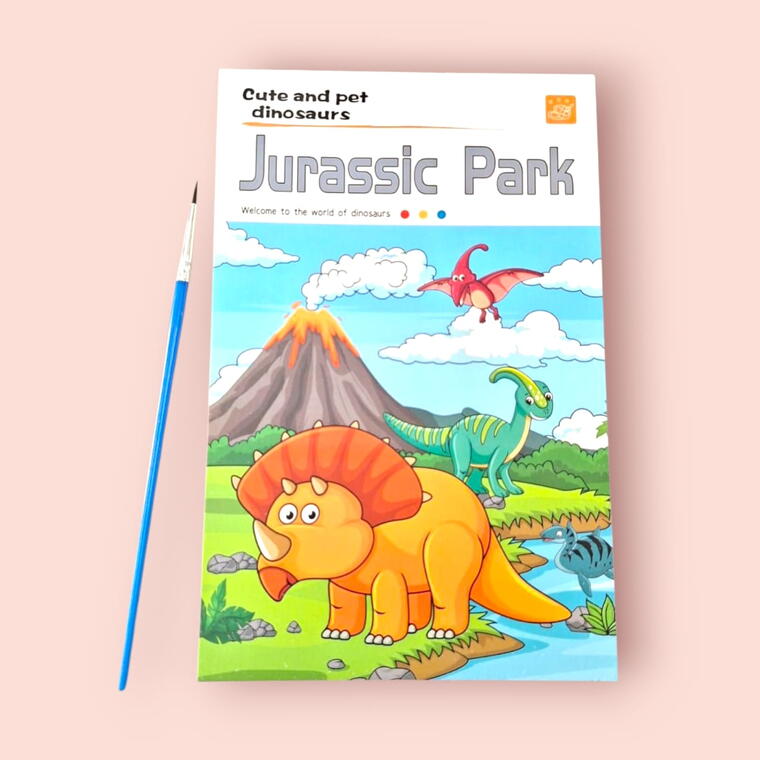 COLOURING BOOK WITH DRY COLOUR PALATE D1 - PACK OF 1 PIECE