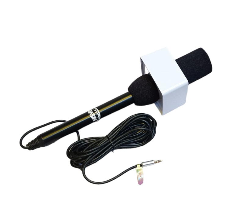 Reporters Mic With Branding