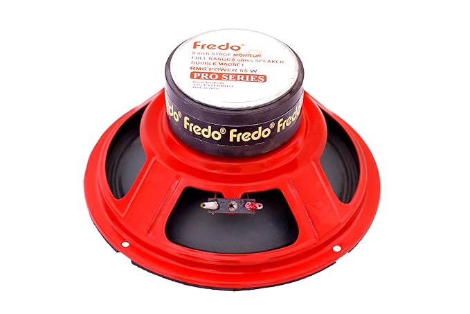Buy 2 - Fredo Pro 8 inch Double Magnet Full Range Speaker - 8 ohms