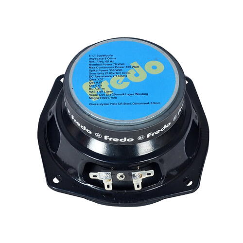 Buy 2 - 5.25 Inch Subwoofer - 350W Peak / Bubble Cap