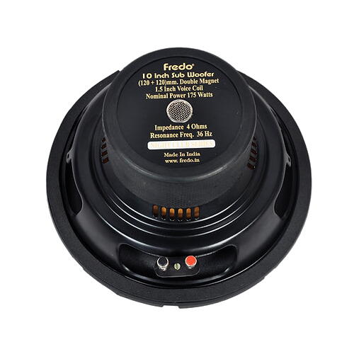 Buy 3 - Fredo10-Inch Double Magnet Subwoofer - 4 Ohms/RMS 125W