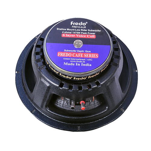 Buy 2 - Fredo 12-Inch Low Rider-Shallow Mount Subwoofer - 4 Ohms, RMS 209W