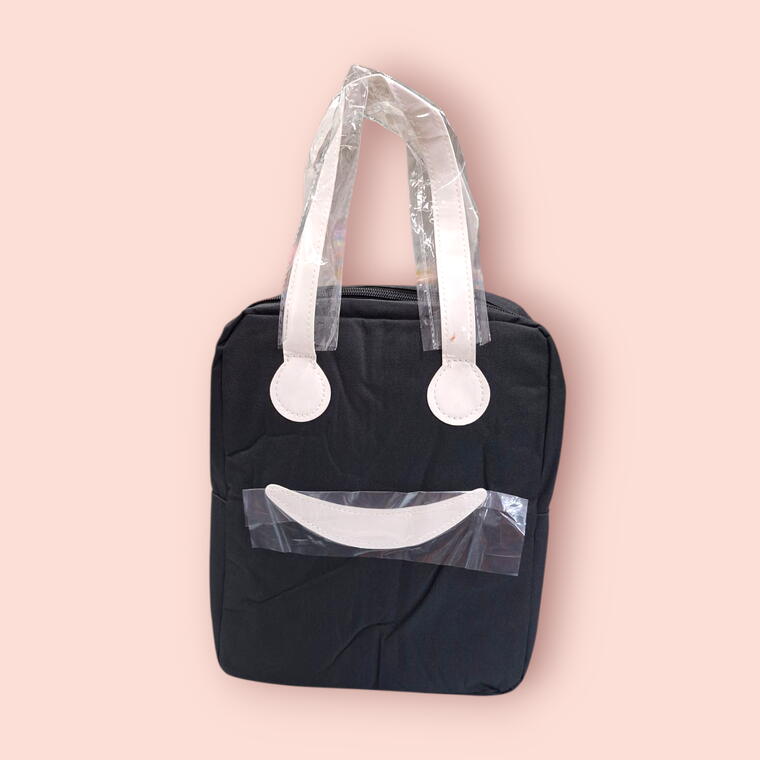 LUNCH / MULTIPURPOSE BAG - LARGE SIZE - BLACK