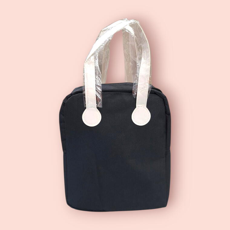 LUNCH / MULTIPURPOSE BAG - LARGE SIZE - BLACK