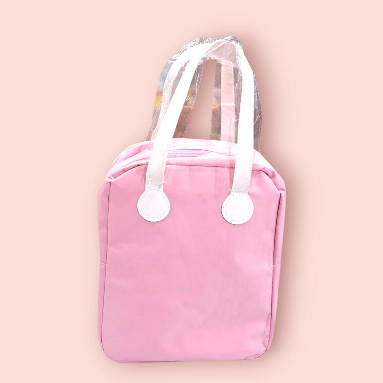 LUNCH / MULTIPURPOSE BAG - LARGE SIZE - PINK