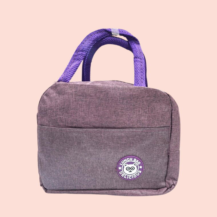 LUNCH / MULTIPURPOSE BAG - SMALL SIZE - PURPLE (DARK)