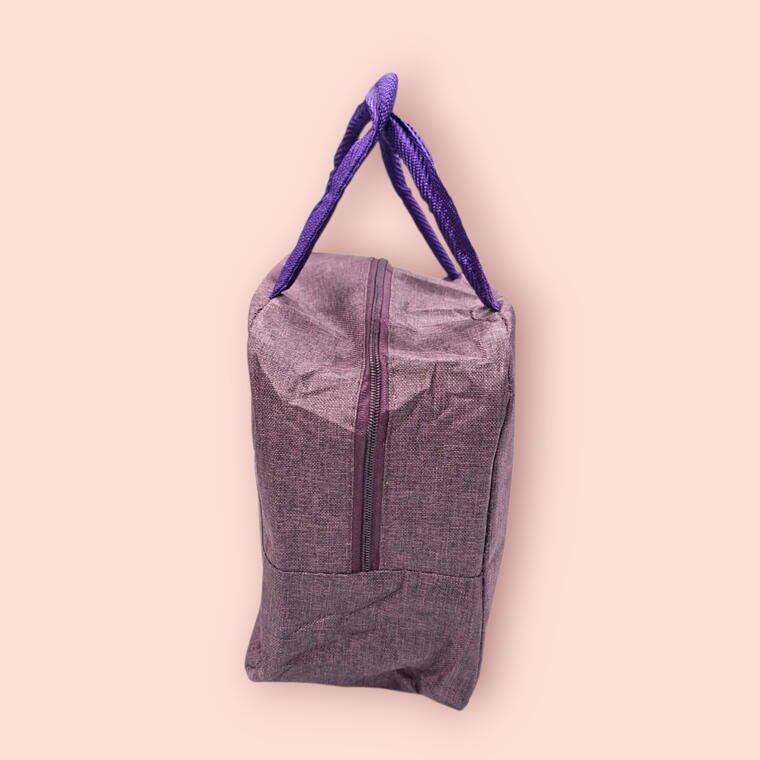 LUNCH / MULTIPURPOSE BAG - SMALL SIZE - PURPLE (DARK)