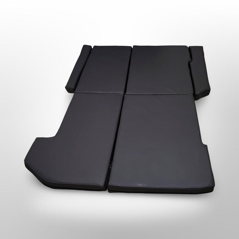 Foldable Car Bed | KIA CARENS | Luxury Variant | Black | 60/40