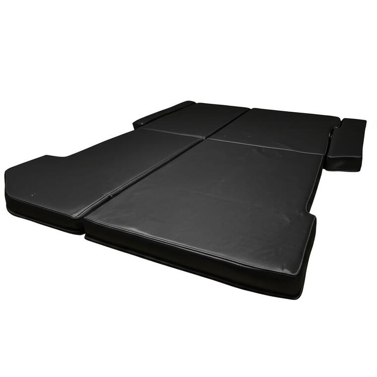 Foldable Car Bed | KIA CARENS | Luxury Variant | Black | 60/40