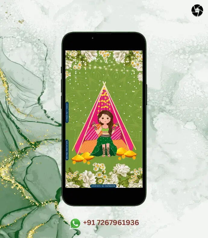 Mehndi Magic: Personalized Invitation Videos for Your Special Day