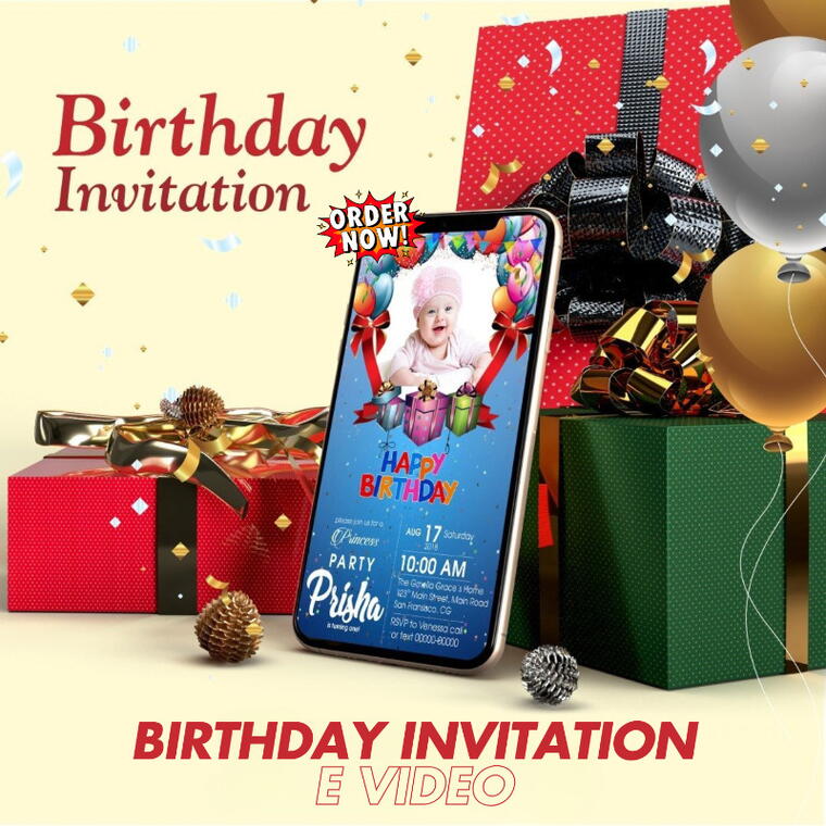 Create Stunning Birthday Invitation Videos