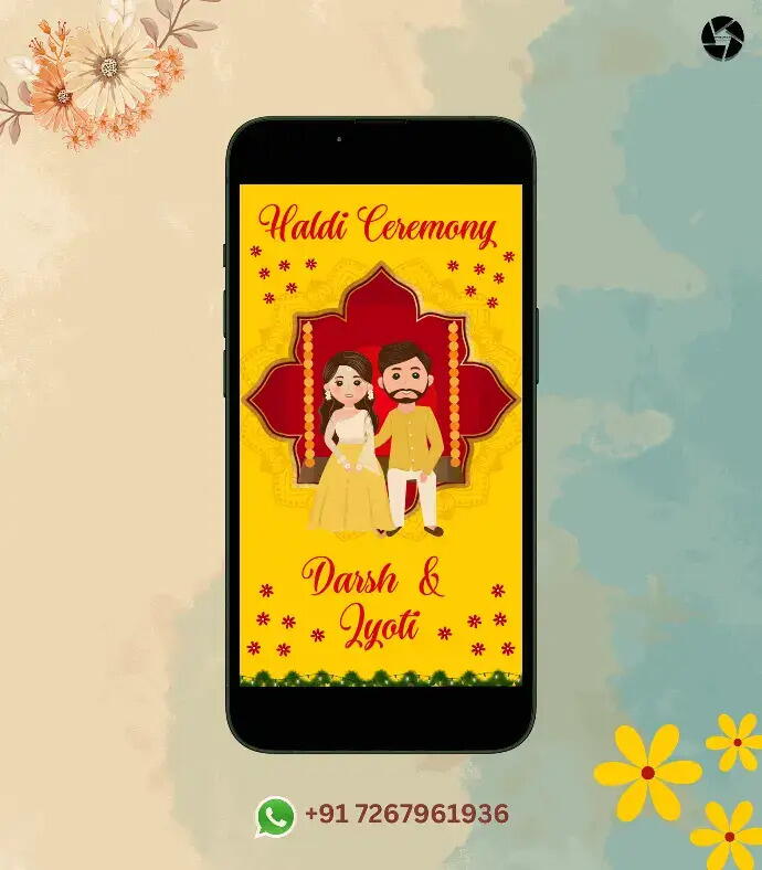 Haldi Highlights: Personalized Invitation Videos