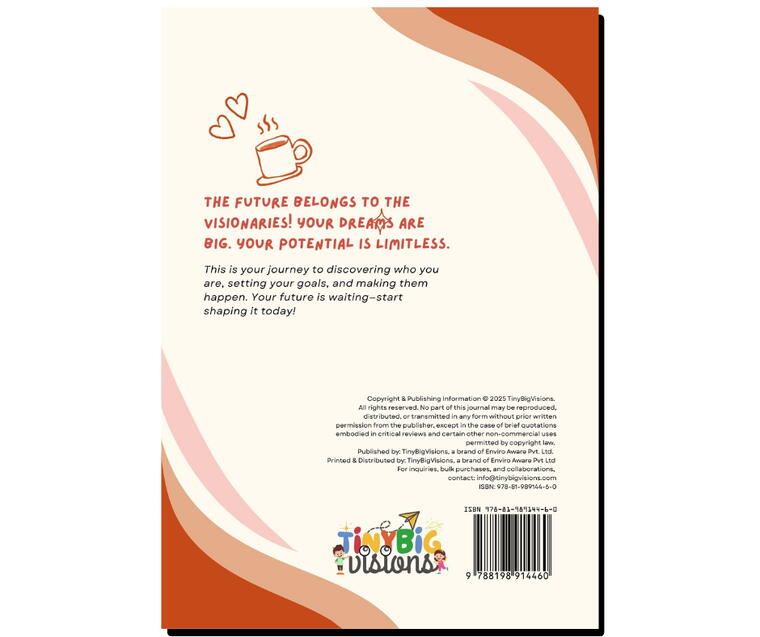 My Vision Journal for Teens (Red Edition)